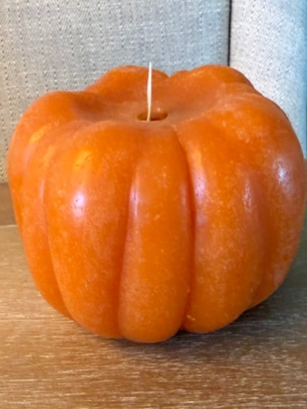 LUMINARA FLAMELESS LED PUMPKIN CANDLE-ORANGE